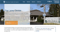 Desktop Screenshot of dentalcareoflacey.com